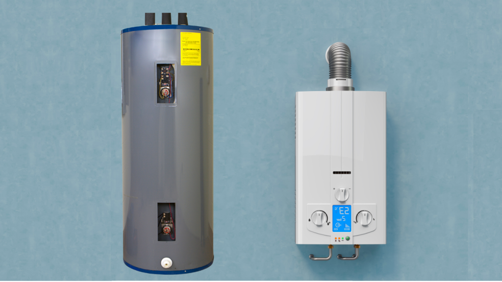 Tnakless Vs. Tanked Water Heaters